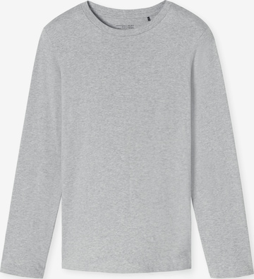T-Shirt 'Mix + Relax' SCHIESSER en gris : devant