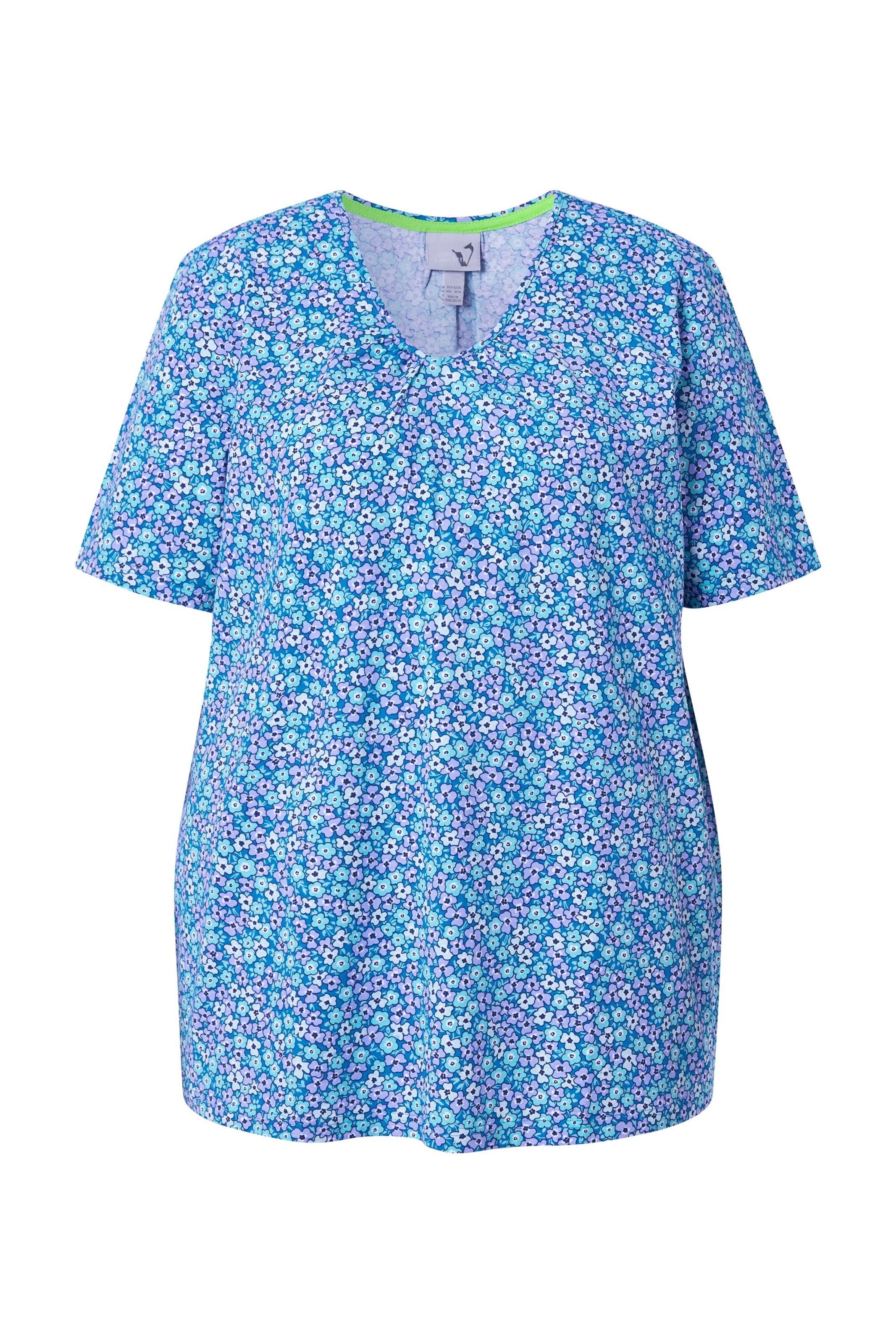 Ulla Popken Shirt in Blau: Vorderseite