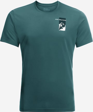 JACK WOLFSKIN Functioneel shirt 'Vonnan' in Groen: voorkant