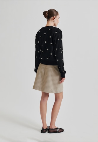 SECOND FEMALE Rayures Mini Skirt ' ' in Braun