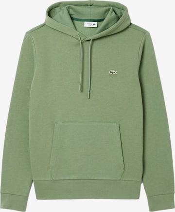 Felpa di LACOSTE in verde: frontale