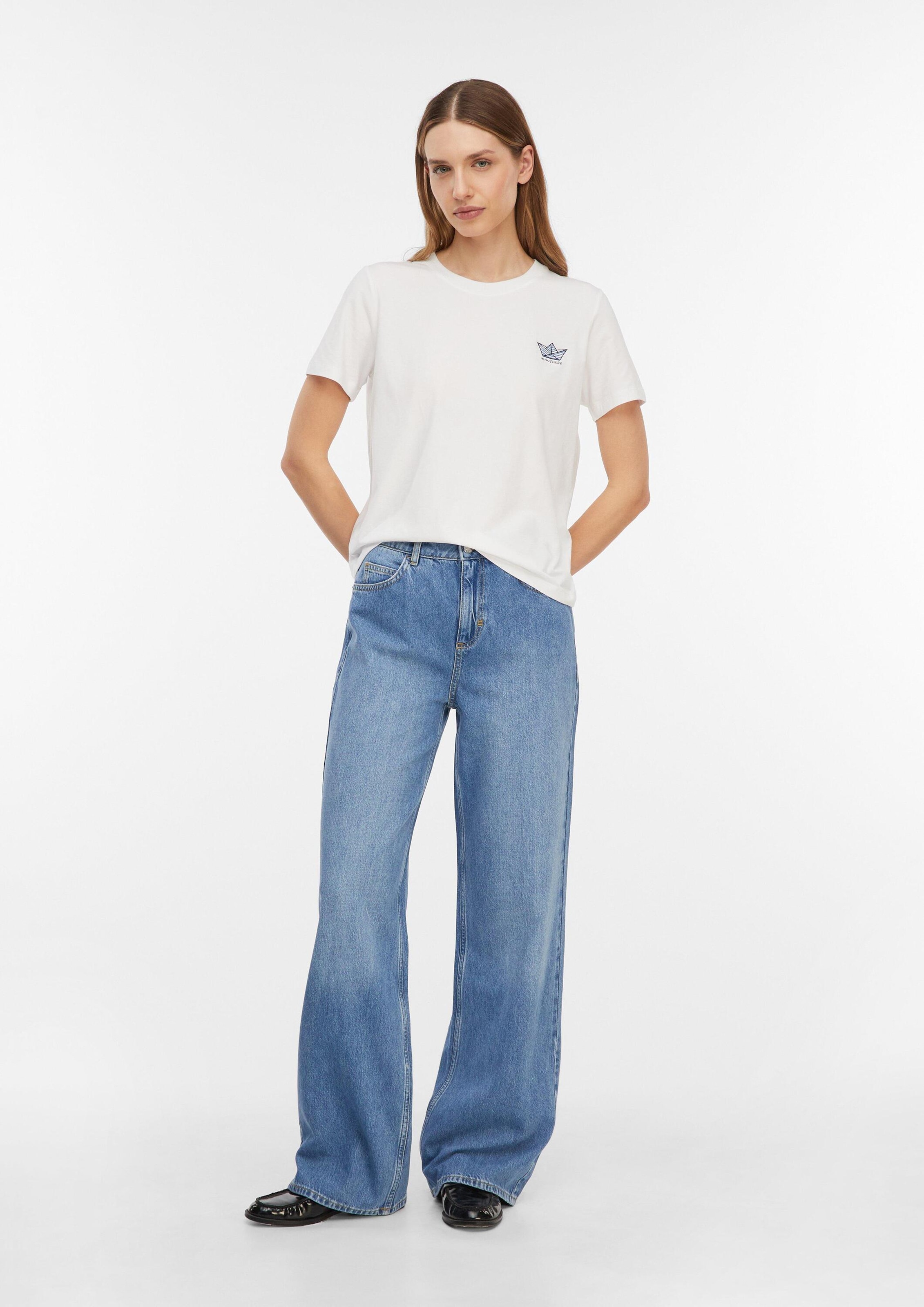 T-shirt COMMA en blanc