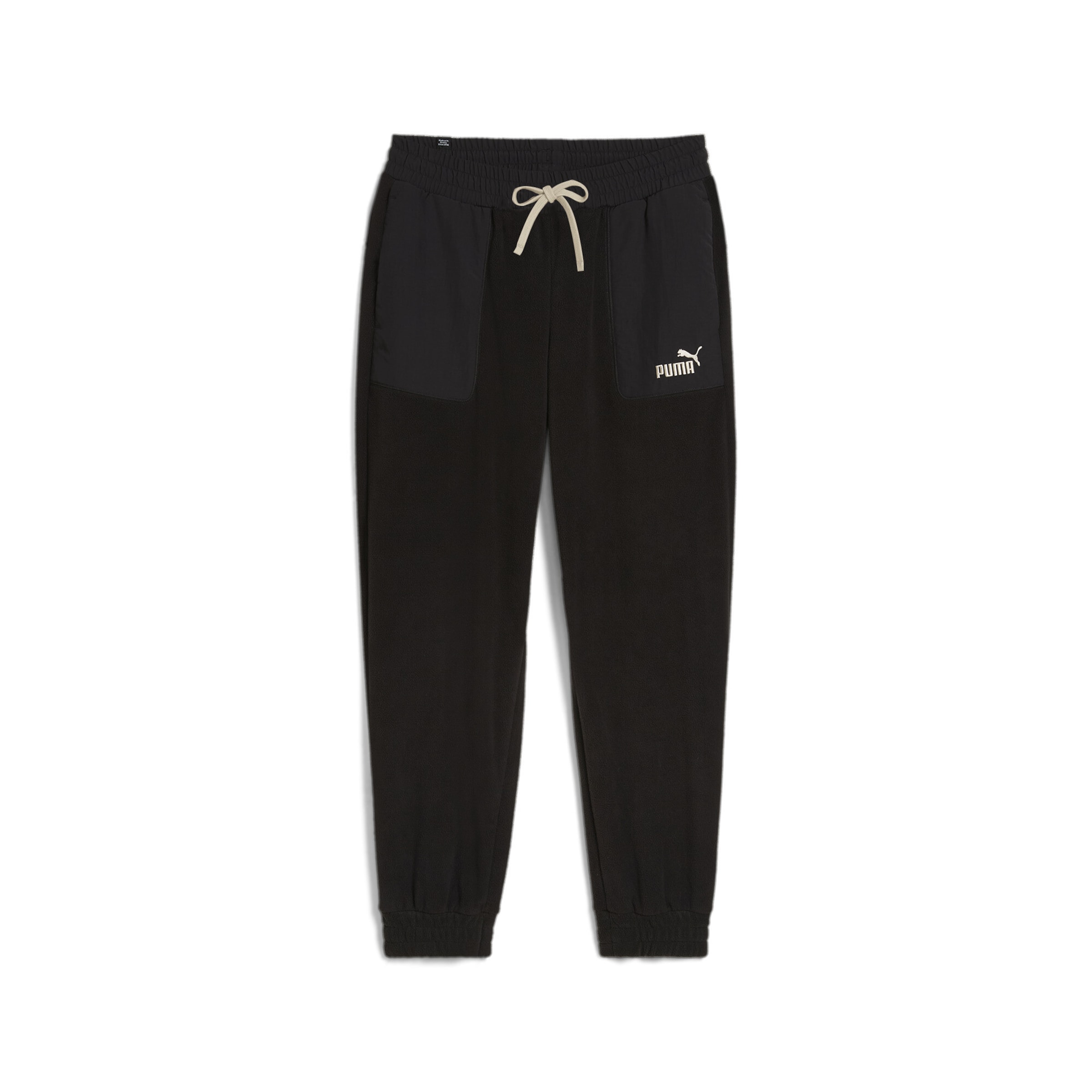 PUMA Tapered Workout Pants 'Ess' in Black: front