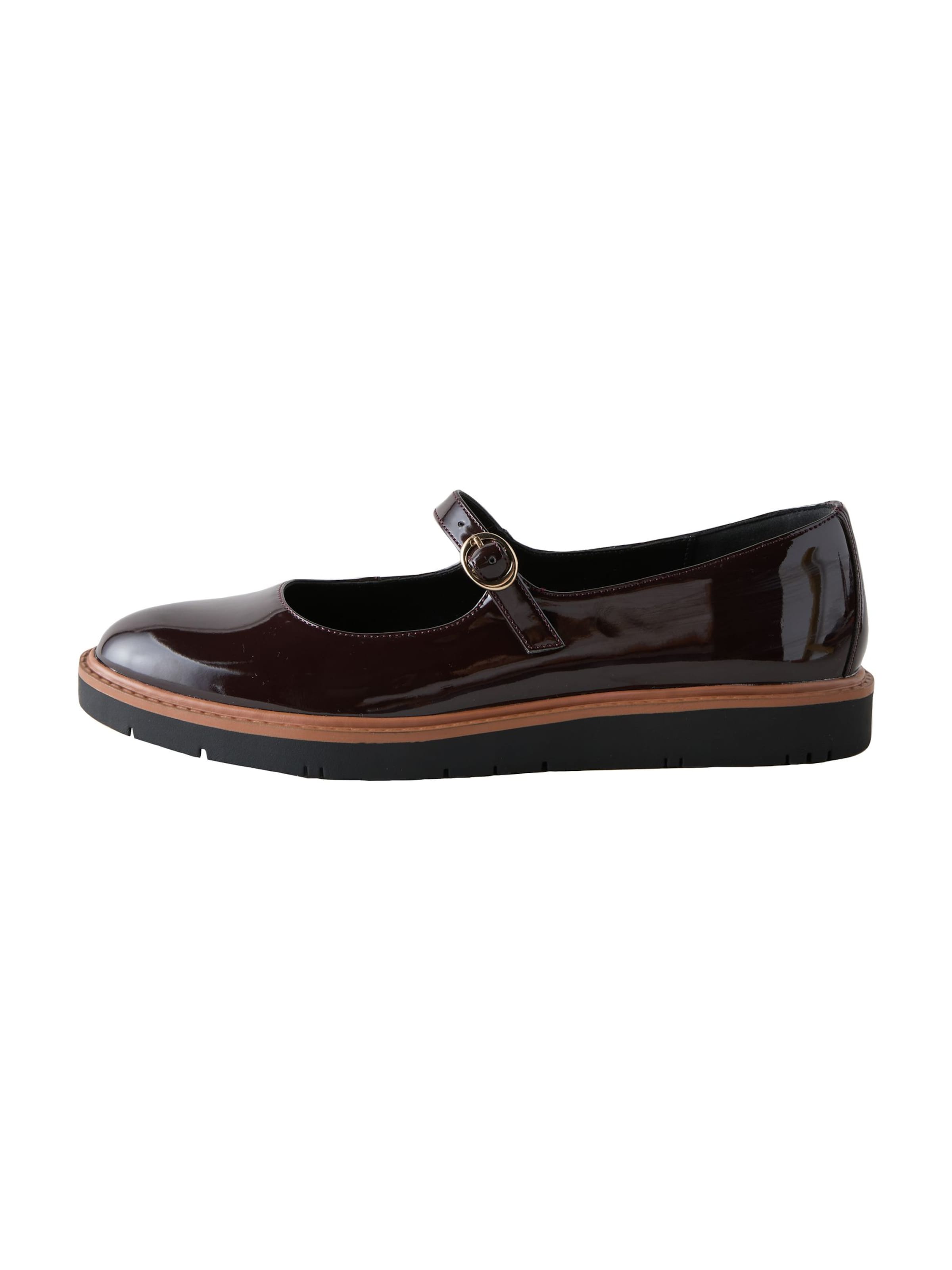 Next - Bailarinas con hebilla 'Forever Comfort®' en marrón: frente