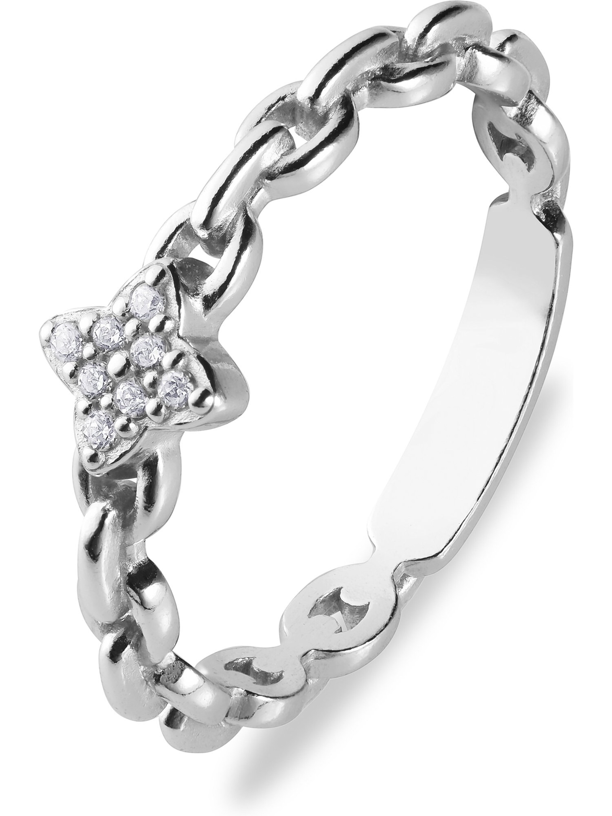 CHRIST Ring in Silver: front