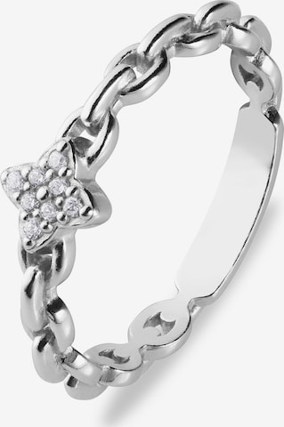 CHRIST Ring in Silver: front