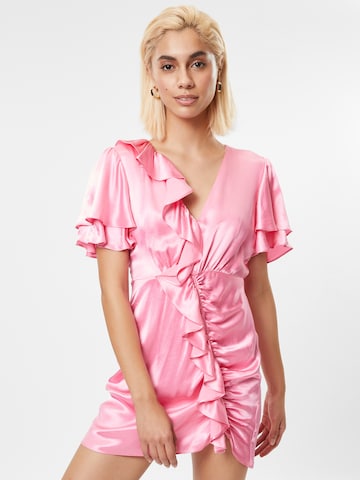 Dorothy Perkins Коктейльное платье в Ярко-розовый: спереди
