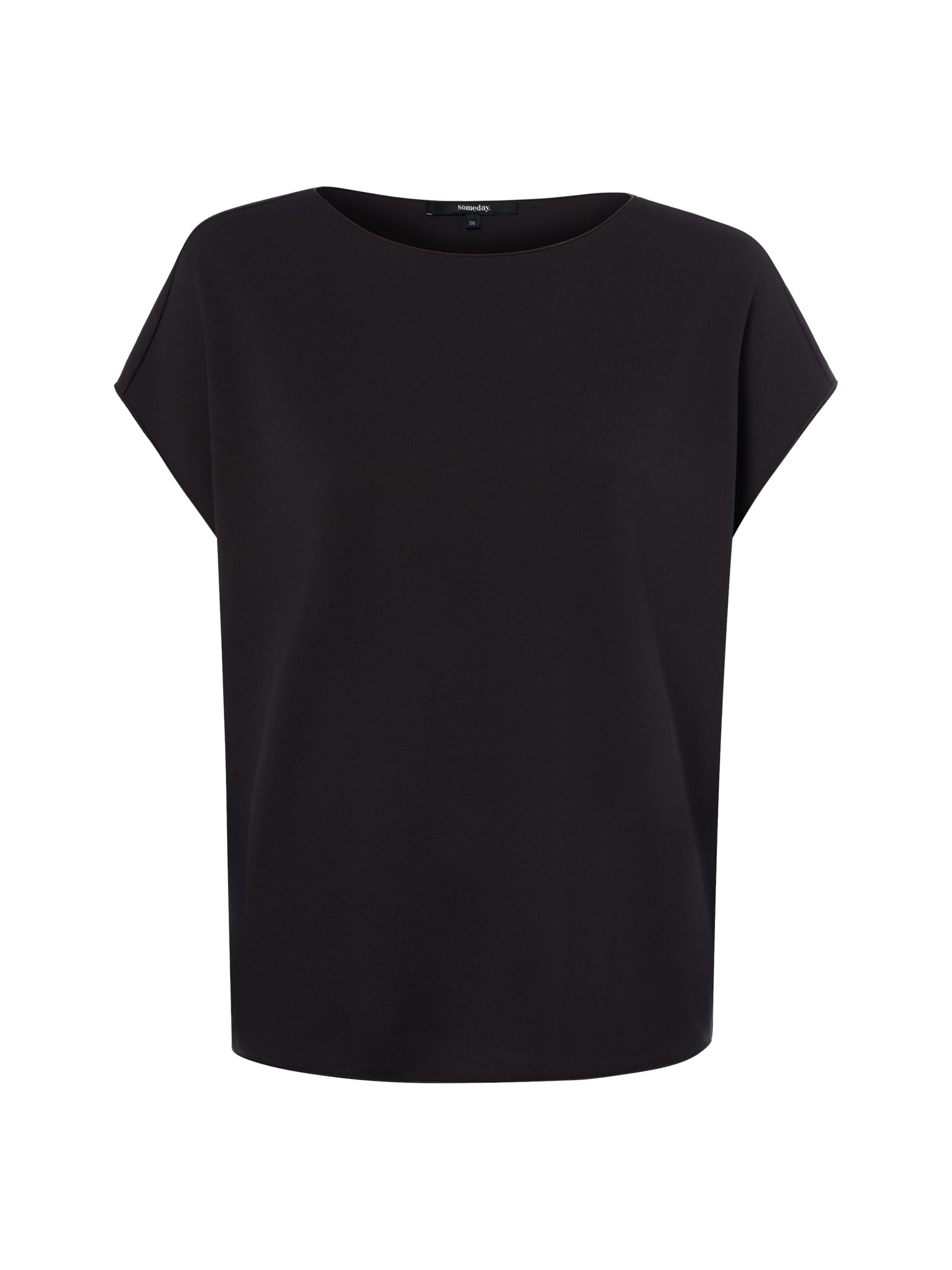 Someday T-Shirt 'Uvalerie' in Braun: Vorderseite