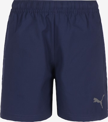 PUMA Regular Sportshorts 'Teamliga Sideline' in Blau: Vorderseite