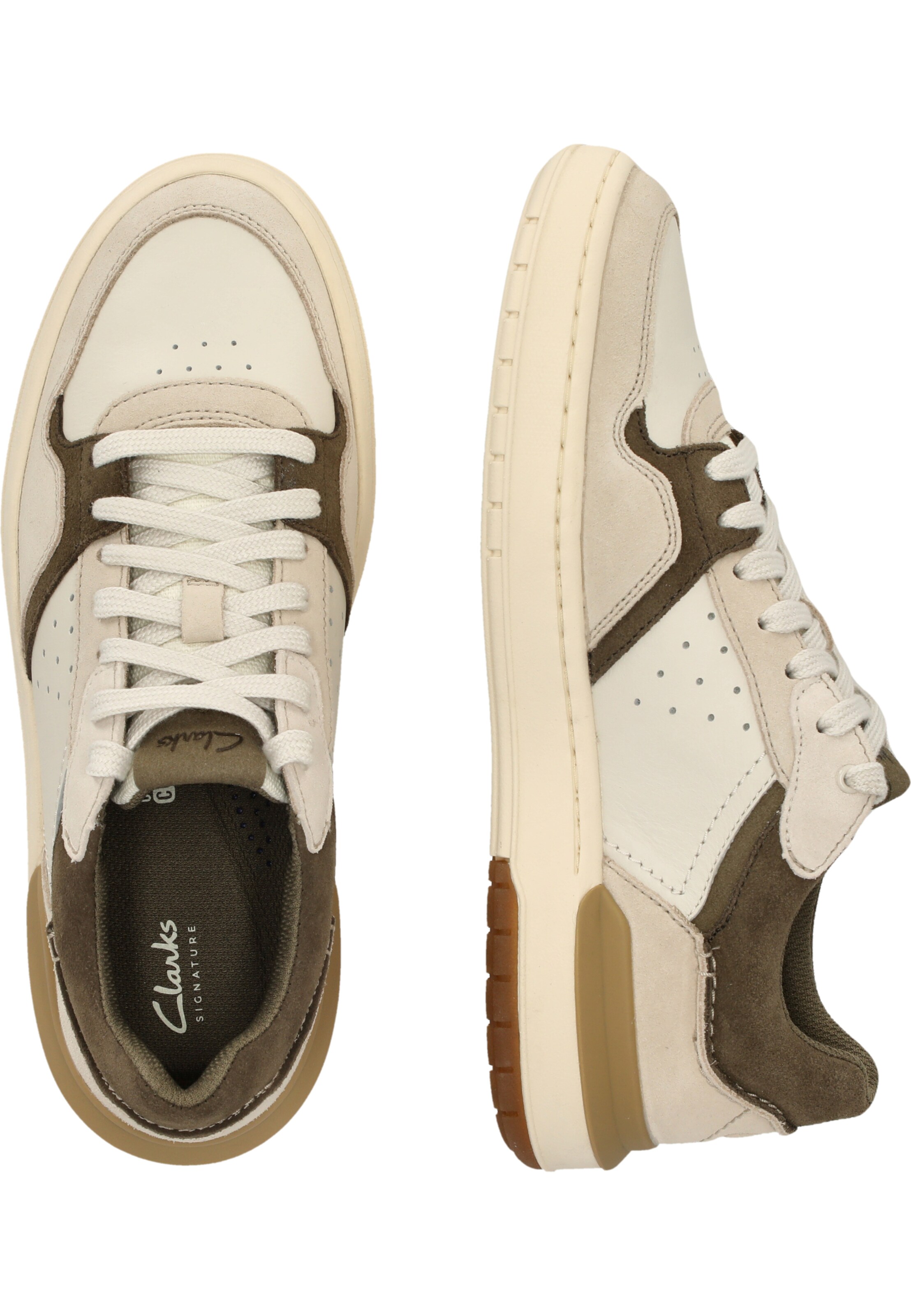 CLARKS Sneakers laag 'Courtlite2' in Groen