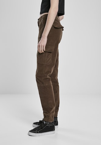 Effilé Pantalon cargo Urban Classics en vert