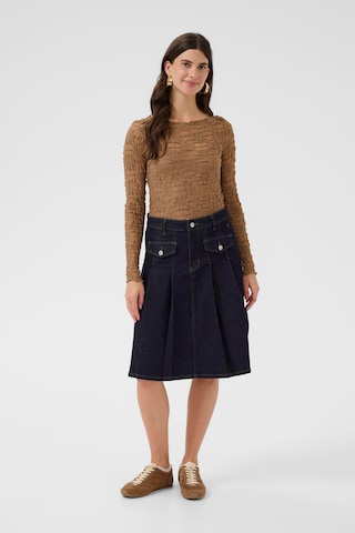 Jupe 'Rin' Cream en bleu