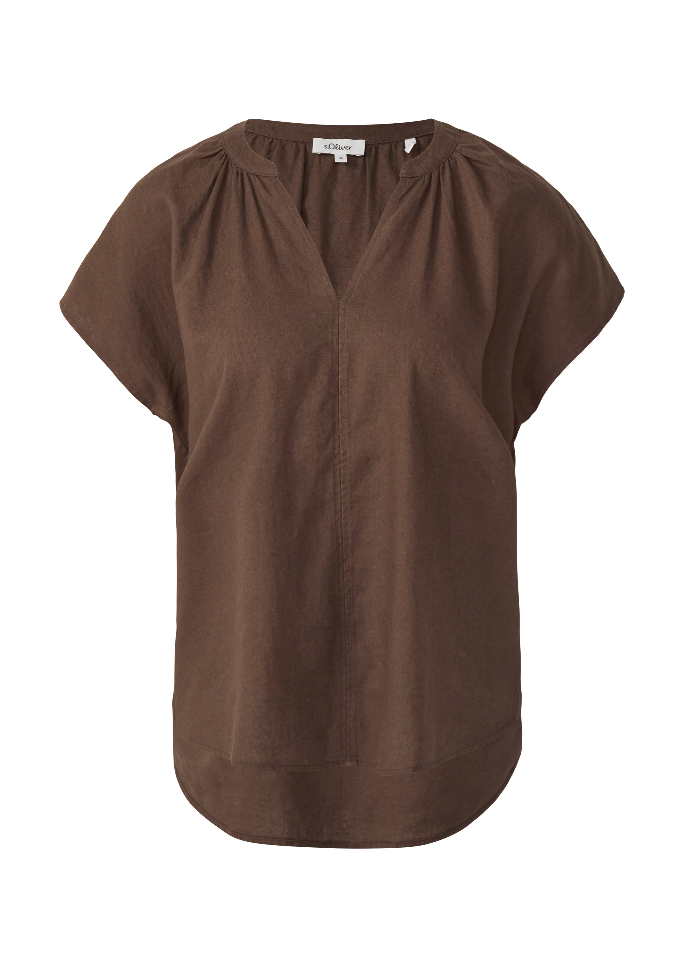 Chemisier s.Oliver en marron : devant