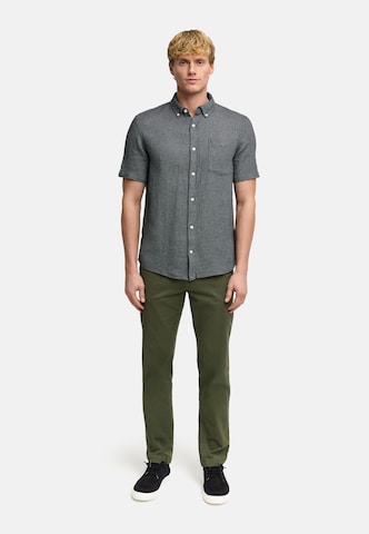 Kronstadt Regular fit Button Up Shirt ' KSGallagher ' in Grey