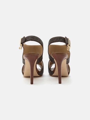 MICHAEL Michael Kors Sandály 'HARPER' – hnědá