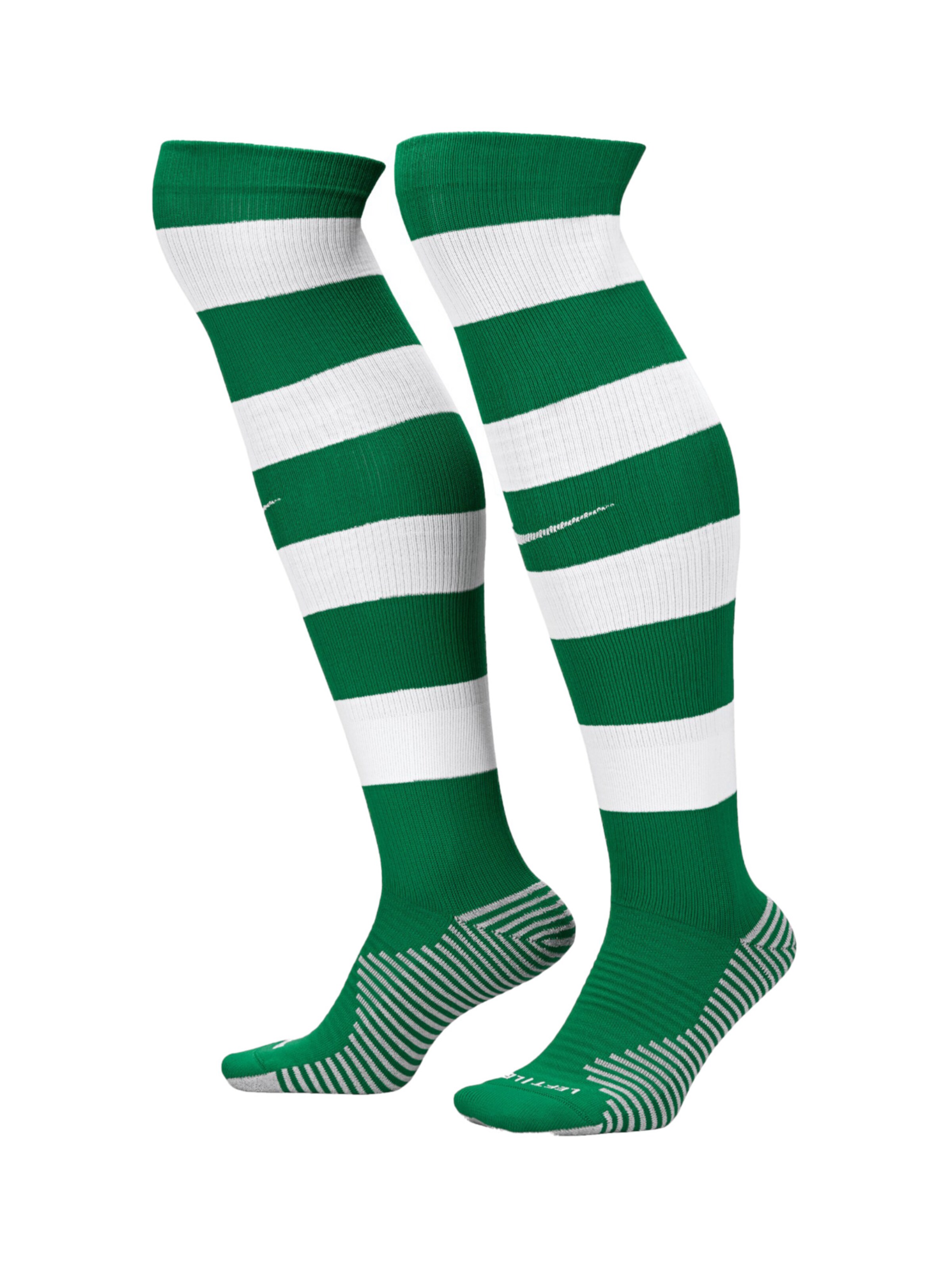 NIKE Soccer Socks in Green: front
