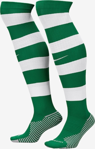 NIKE Soccer Socks in Green: front