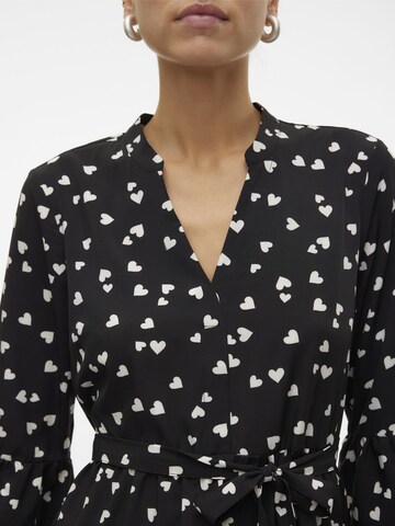 VERO MODA Blousejurk 'ZERA' in Zwart