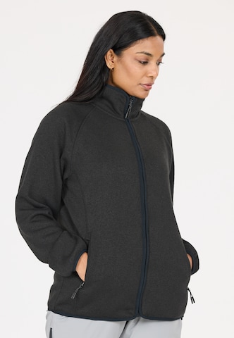Whistler Fleece jacket 'Wolven' in Black: front