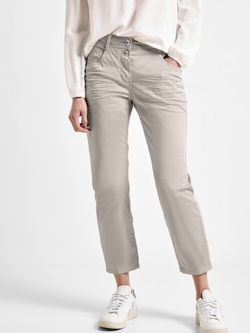 Coupe slim Pantalon 'Scarlett' CECIL en beige : devant