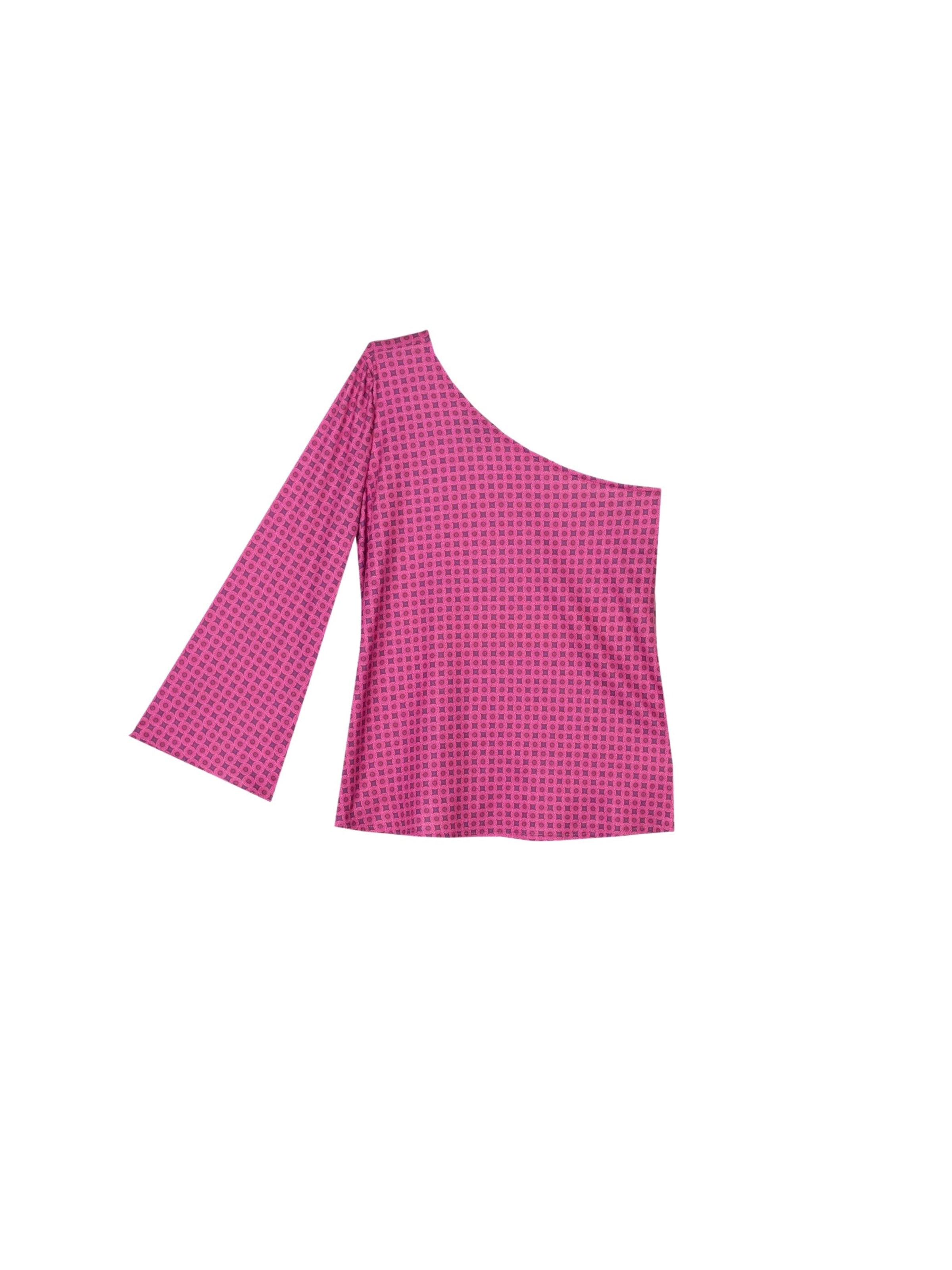 THE-ARE - Blusa en rosa: frente
