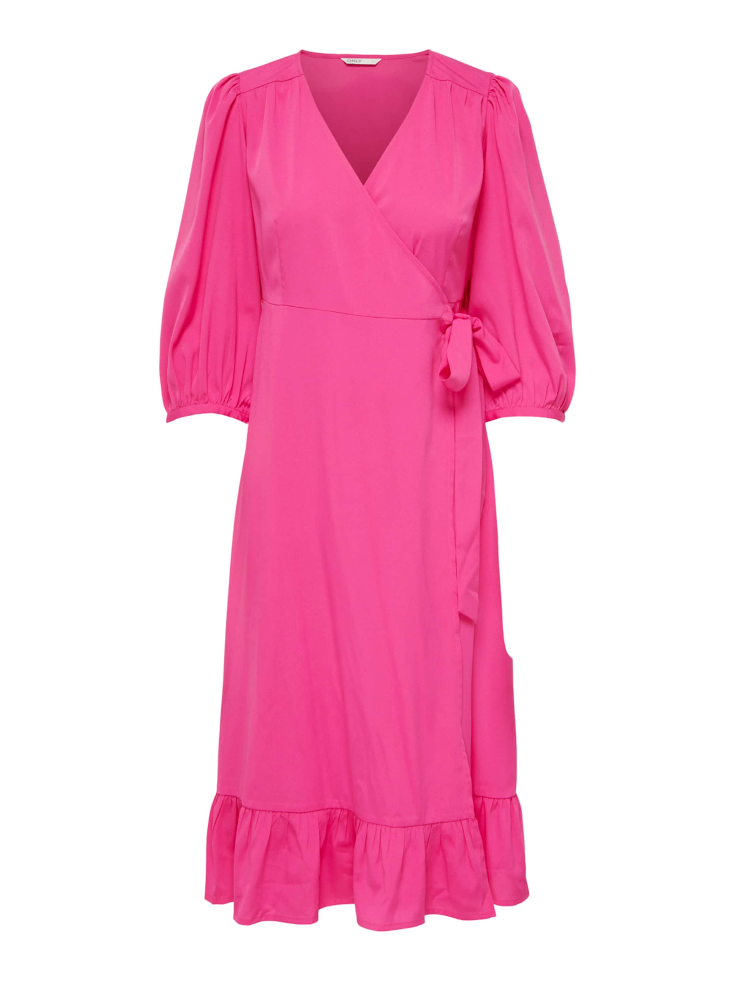 ONLY Платье 'OLIVIA' в Ярко-розовый: спереди