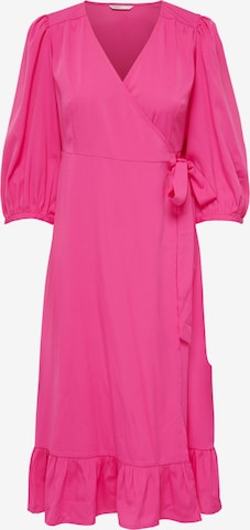 ONLY Платье 'OLIVIA' в Ярко-розовый: спереди