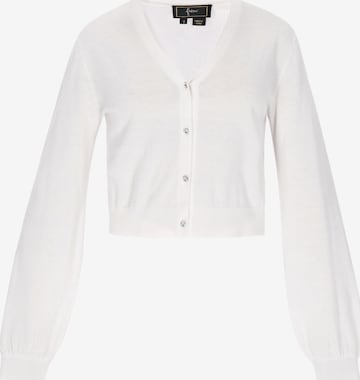 Cardigan faina en blanc : devant