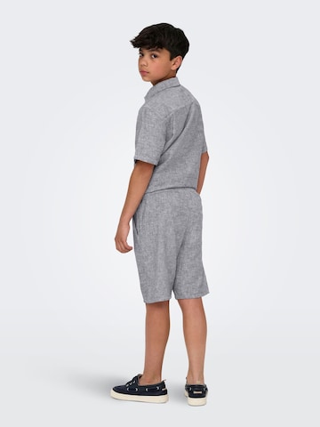 Only & Sons Junior Regular Hose 'OSJCaiden' in Grau