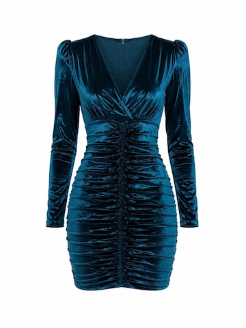 Elena Athanasiadou Cocktailjurk 'Velora' in Groen: voorkant