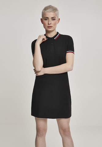 Urban Classics Dress in Black: front