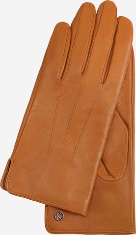 KESSLER Full Finger Gloves 'CARLA' in Yellow: front