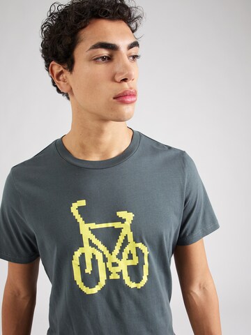 ARMEDANGELS T-Shirt 'JAAMES FUN BIKE' (GOTS) in Grau