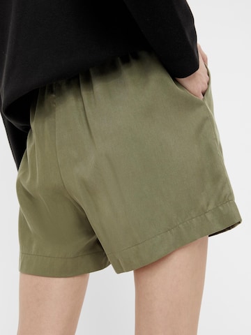 OBJECT Loose fit Pants 'Tilda' in Green