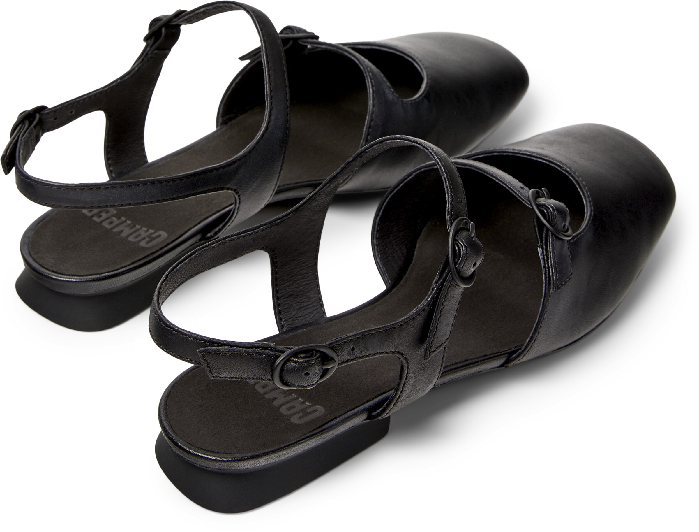 CAMPER - Sandalias con hebilla 'Casi Myra' en negro