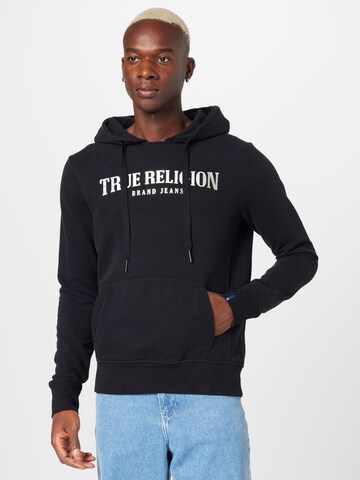 True Religion Sweatshirt in Black: front