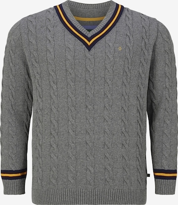 Charles Colby Pullover 'Duke Roland' in Grau: predná strana