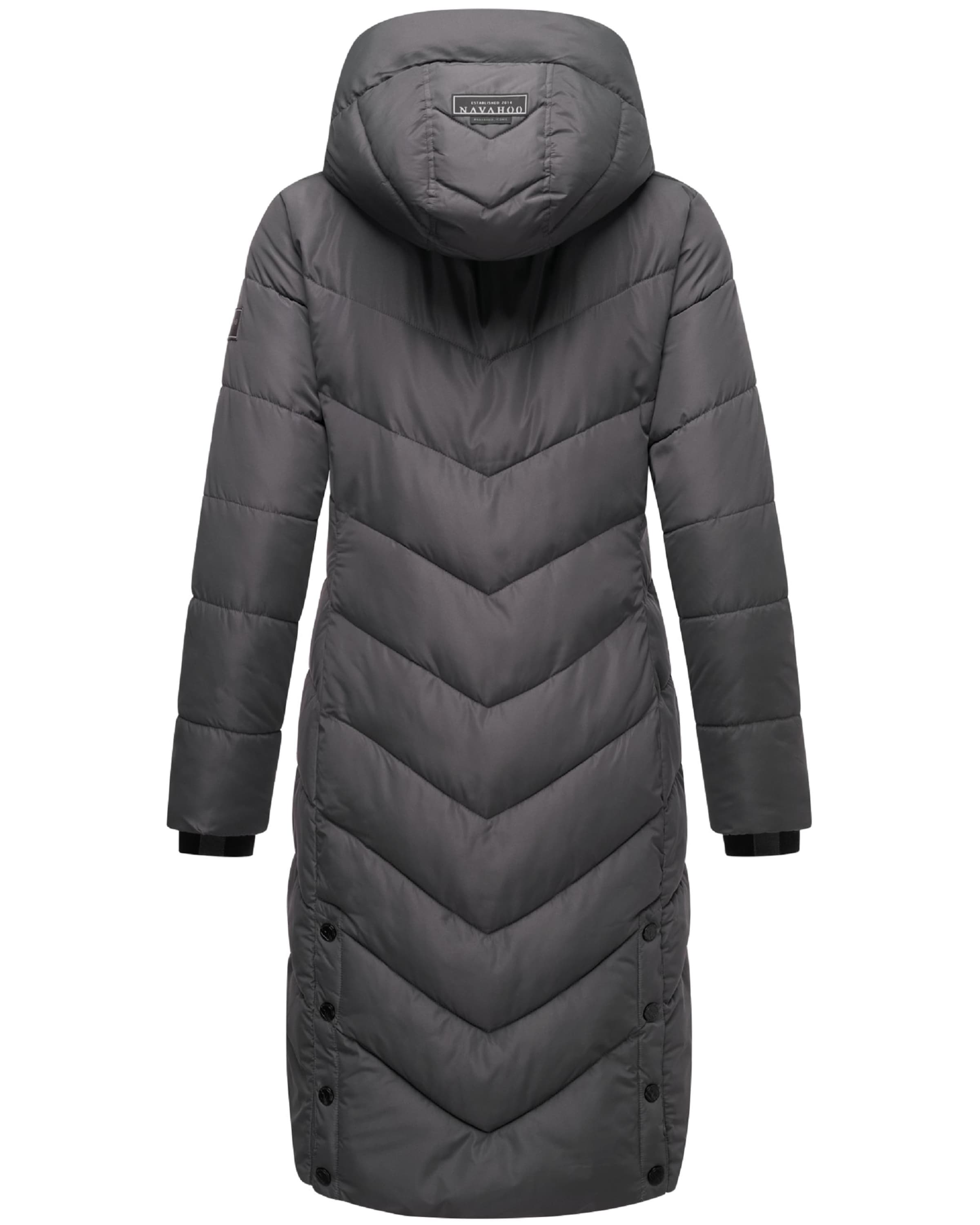 NAVAHOO Χειμερινό παλτό 'Sahnekatzii XIV' σε γκρι