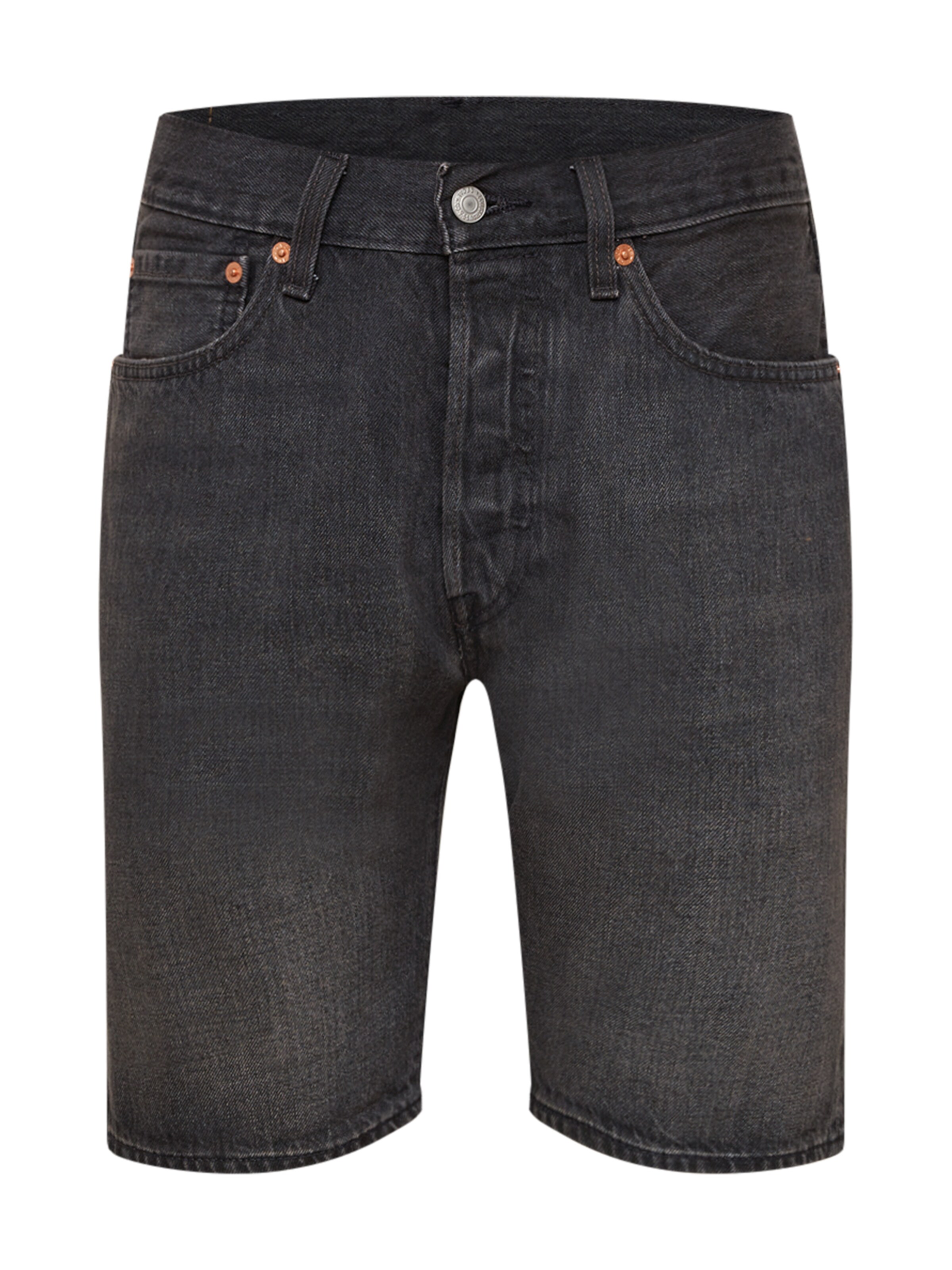 LEVI'S ® - Vaquero '501' en negro: frente