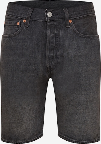 LEVI'S ® Jeans '501® Original Short' in Zwart: voorkant