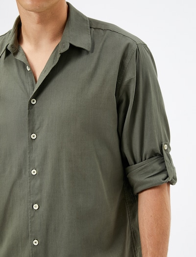 Koton Button Up Shirt in Jade, Item view