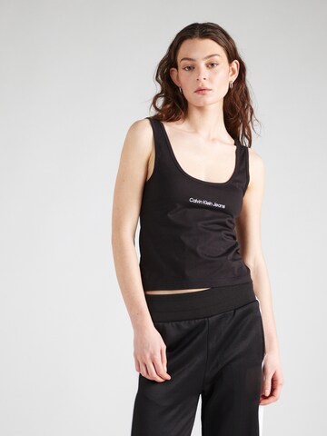 Calvin Klein Jeans Top in Schwarz: Vorderseite