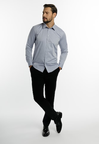 DreiMaster Klassik Slim fit Overhemd in Blauw