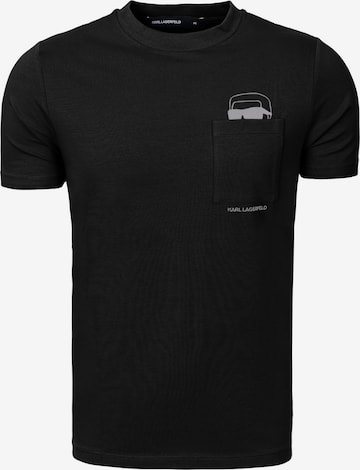 Maglietta di Karl Lagerfeld in nero: frontale