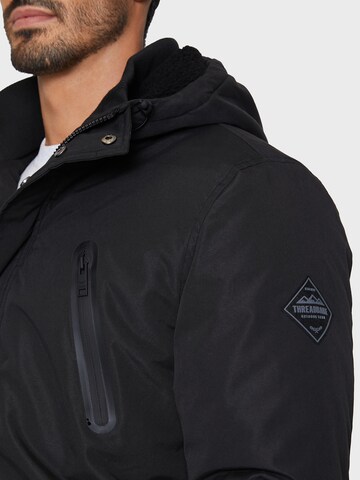 Threadbare Between-season jacket 'Castleford' in Black