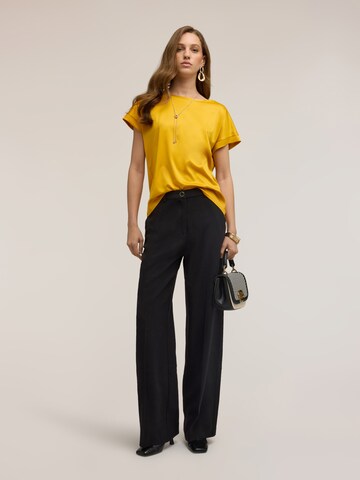 MOTIVI Wide leg Broek in Zwart