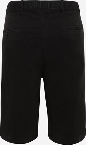 Calvin Klein Big & Tall Normalny krój Spodnie w kolorze czarny