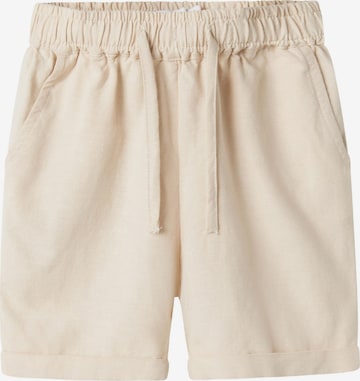 NAME IT - Loosefit Pantalón en beige: frente