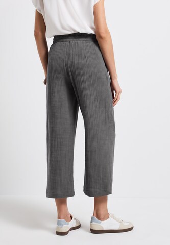 STREET ONE Wide Leg Hose in Grau
