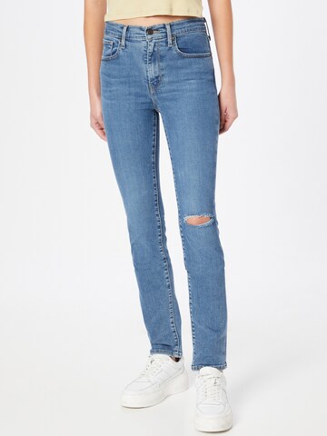 LEVI'S ® Normalny krój Jeansy '724 High Rise Straight' w kolorze niebieski: przód